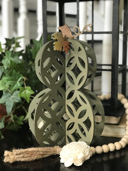 3D Stacked Pumpkins