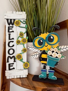 Spring Bee and Shelf Leaner