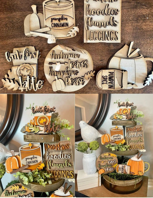Fall Tiered Tray Kit