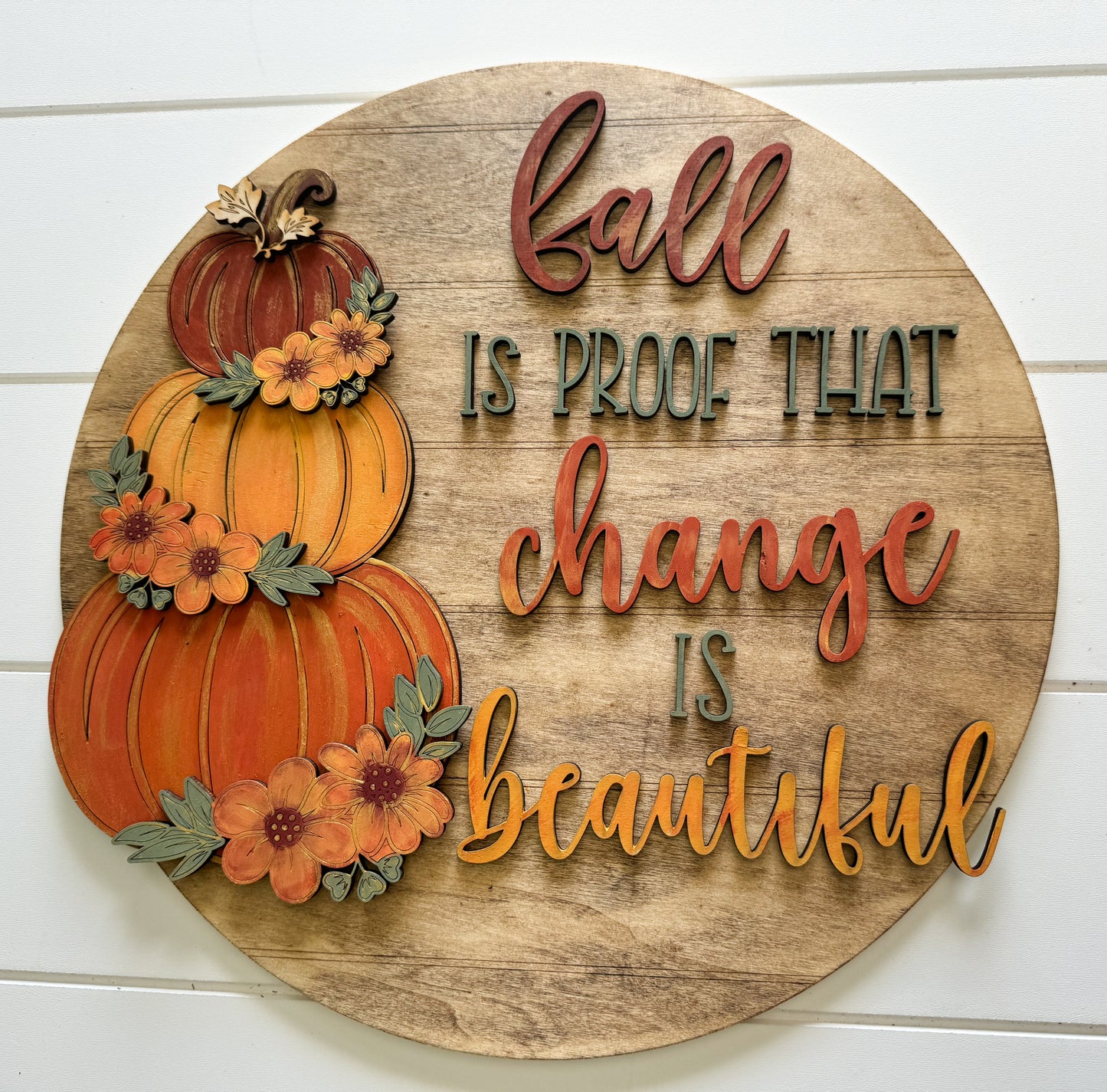 Fall or Christmas Door Hanger Kit