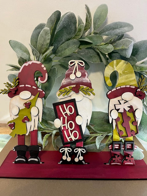 Christmas Gnome Trio
