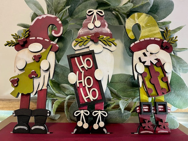 Christmas Gnome Trio