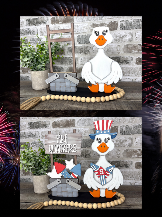 Goose Interchangeable Base PLUS Firequacker Shelf Sitter