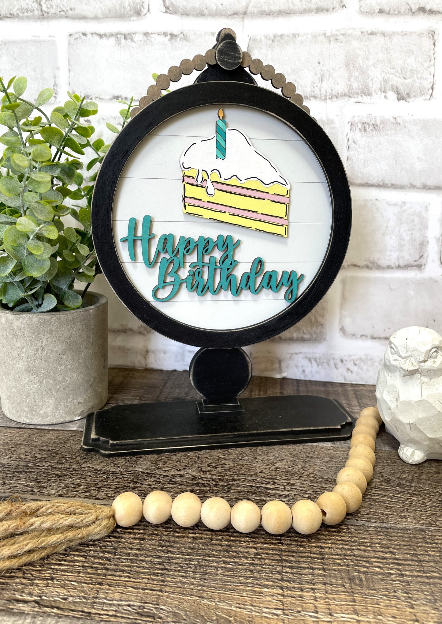 Tabletop Interchangeable Base & Home Sweet Home