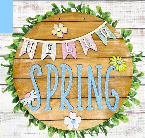 Hello Spring Door Hanger