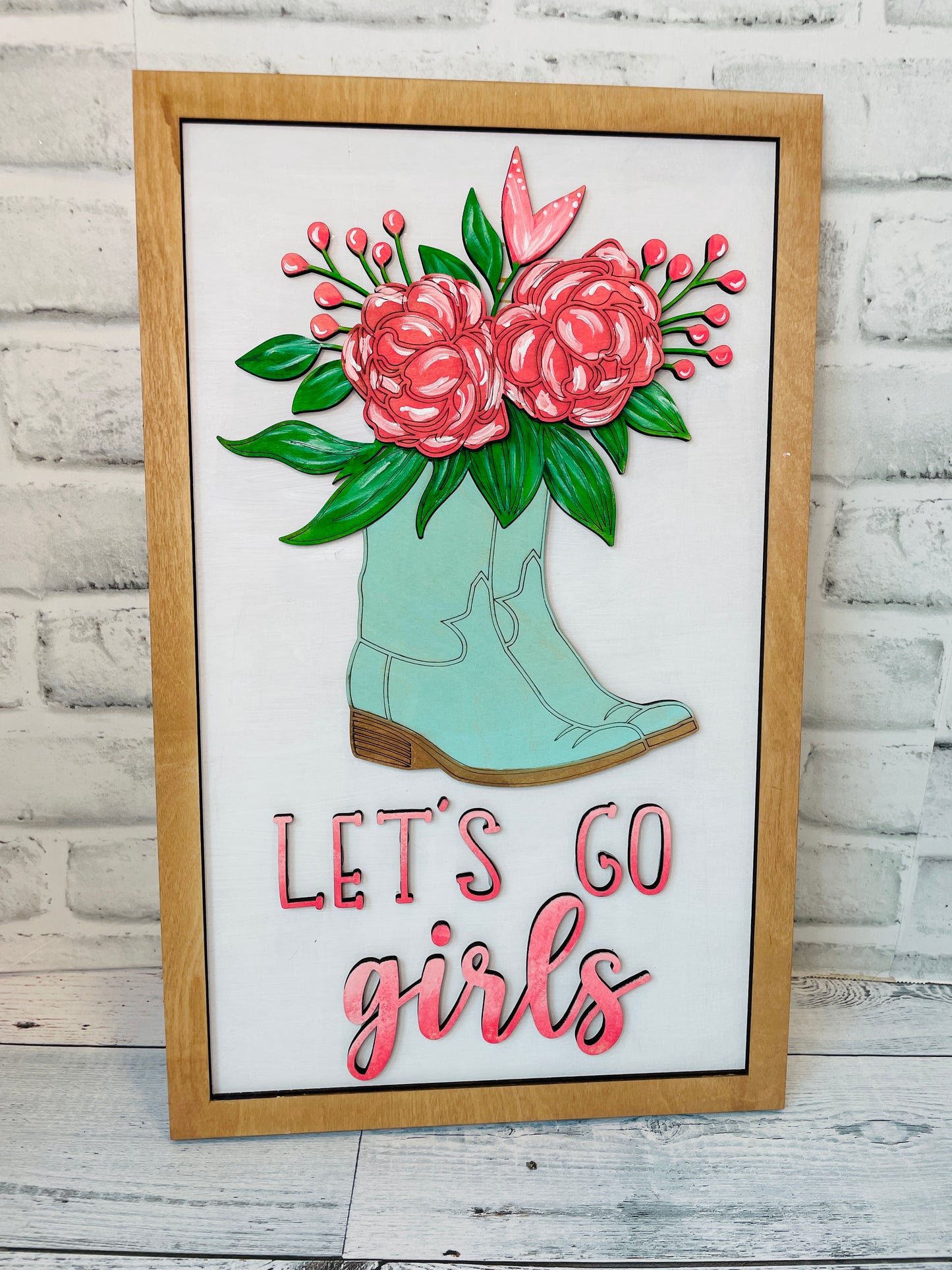 Let's Go Girls Door Hanger
