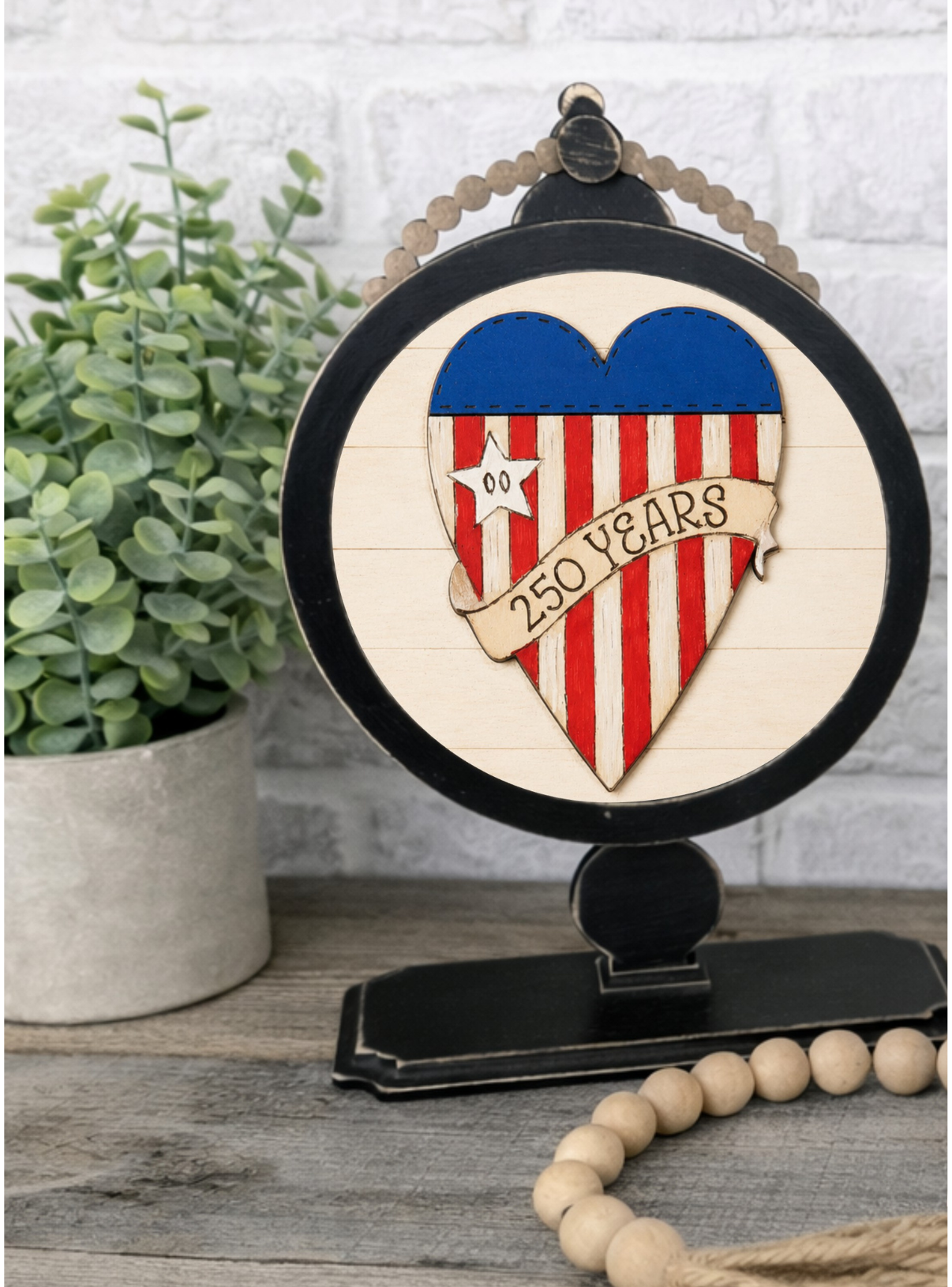250 YEARS - Primitive Heart Insert
