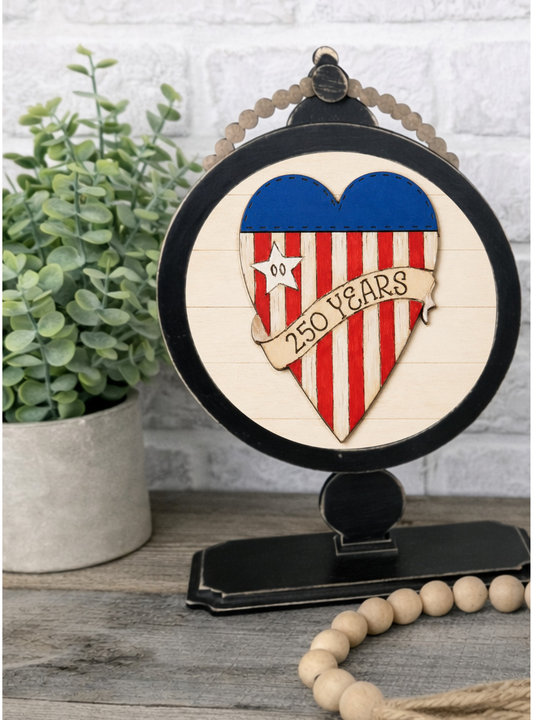 250 YEARS - Primitive Heart Insert