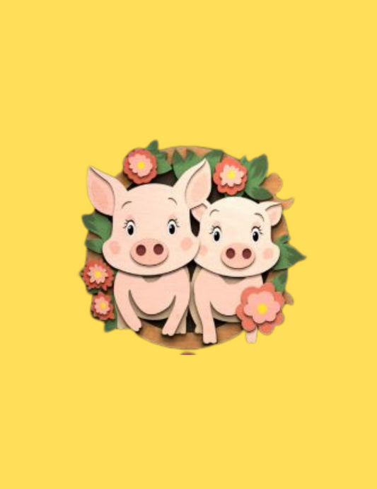 Piglets (Door Hanger)