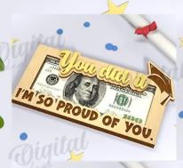 Graduation Money Holder - I'm so Proud of You